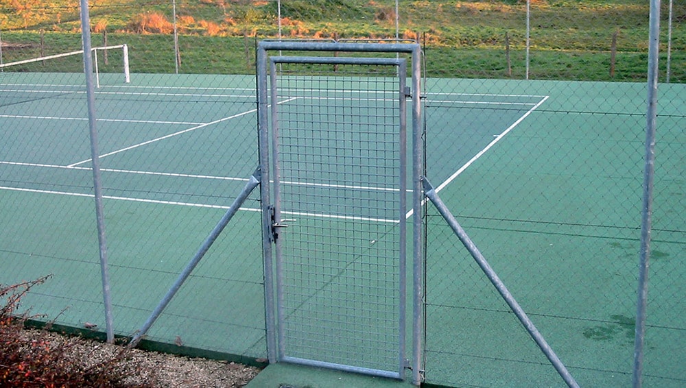 clôture tennis